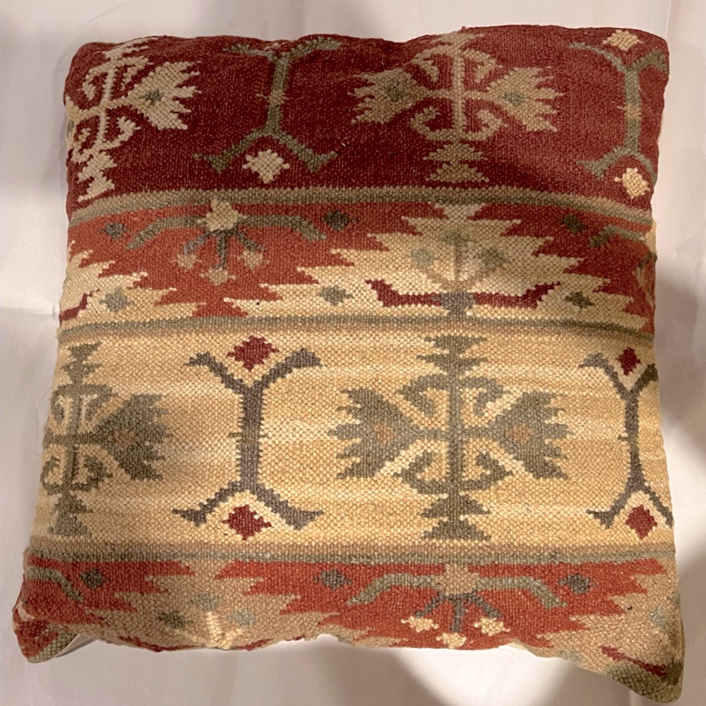 Vintage Pottery Barn, Kiliam  tapestry pillow